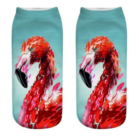 Chaussettes Flamant Rose Tatouage