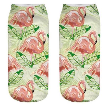 Chaussettes Flamant Rose Tendance