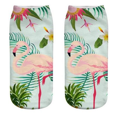 chaussettes flamant rose de camargue