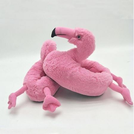 chaussons originaux flamant rose