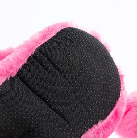Chaussons Flamant Rose avec semelle antiderapante
