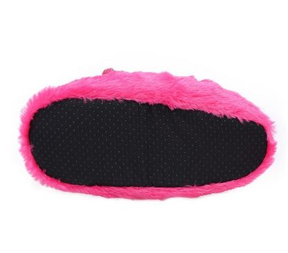 semelle antiderapante chaussons flamant rose