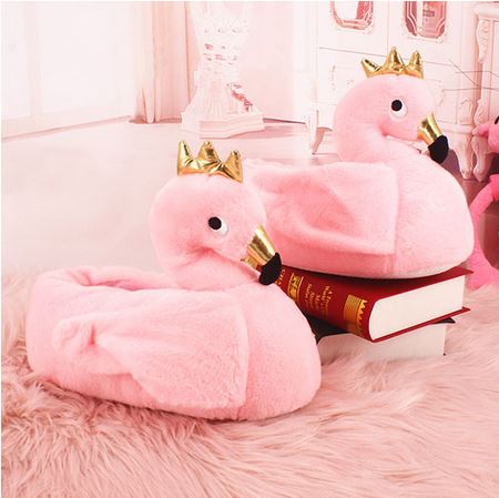 chaussons pour fille avec flamant rose