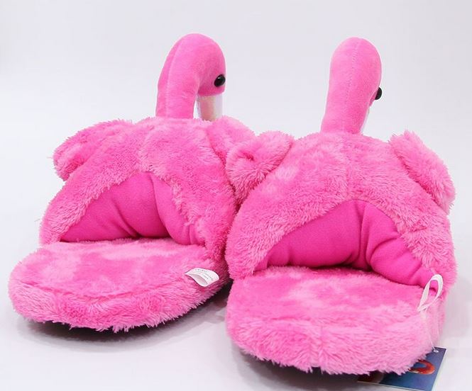 Chaussons Flamant Rose Flashy Primark