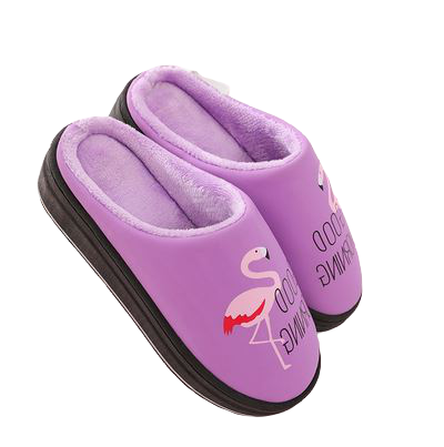 Chaussons Flamant Rose Compenses Parme