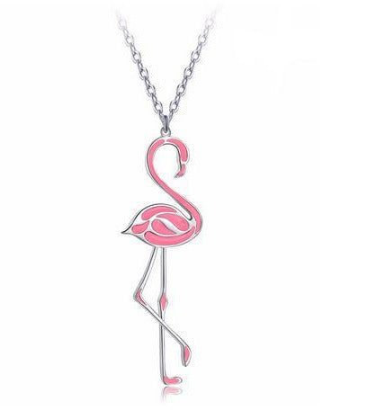 Collier Flamant Rose pas cher