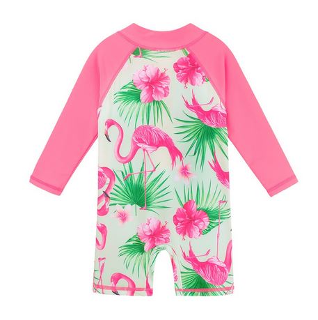 combinaison enfant flamant rose anti uv