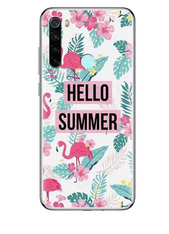 coque redmi note 8 flamant rose