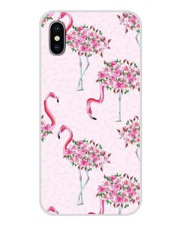 belle coque pour huawei avec flamant rose