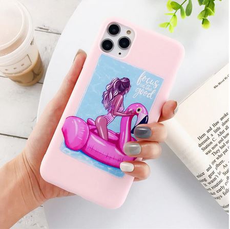 coque pour iphone flamant rose tendance