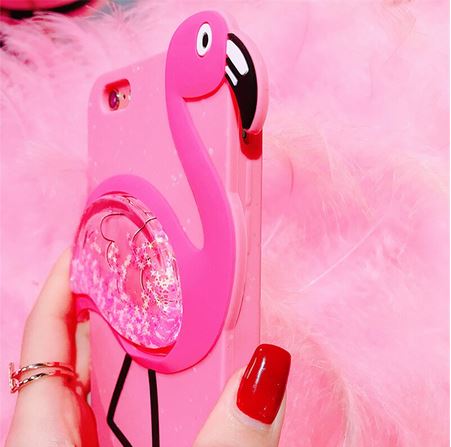 coque 3d flamant rose iphone apple
