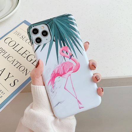 coque pour iphone tendance flamant rose pas cher