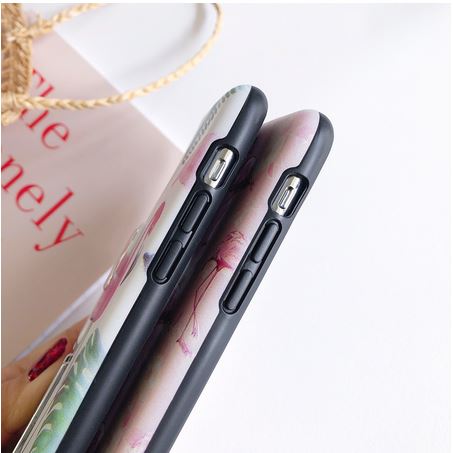 coque iphone legere et souple avec bague et flamant rose