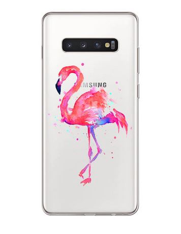 coque samsung s7 flamant rose