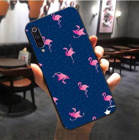coque telephone souple flamant rose rigolo xiaomi