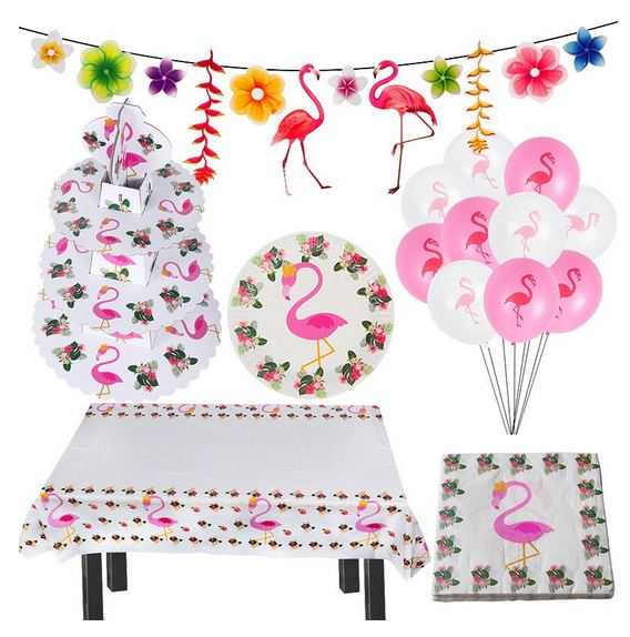 deco pour anniversaire flamant rose