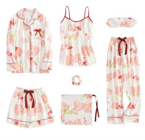 homewear flamant rose pyjama femme