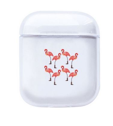 belle coque pour chargeur airpods flamant rose