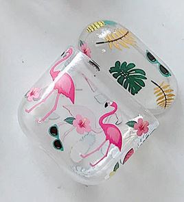 etui silicone airpods flamant rose
