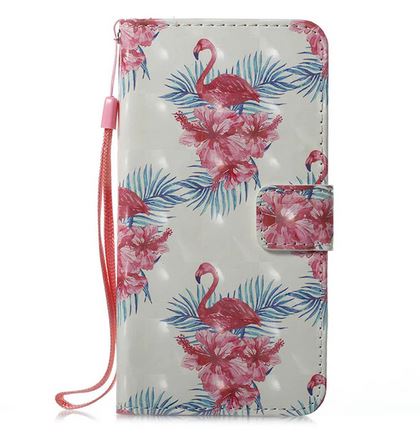 etui flamant rose pour telephone portable