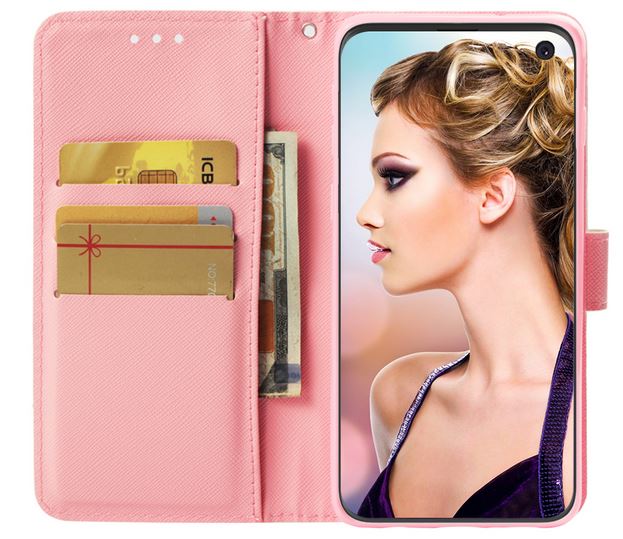 etui samsung flamant rose