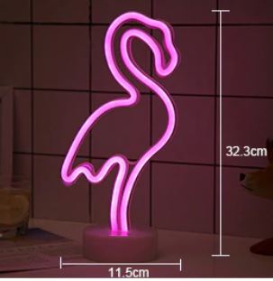 néon flamant rose design ambiance pas cher