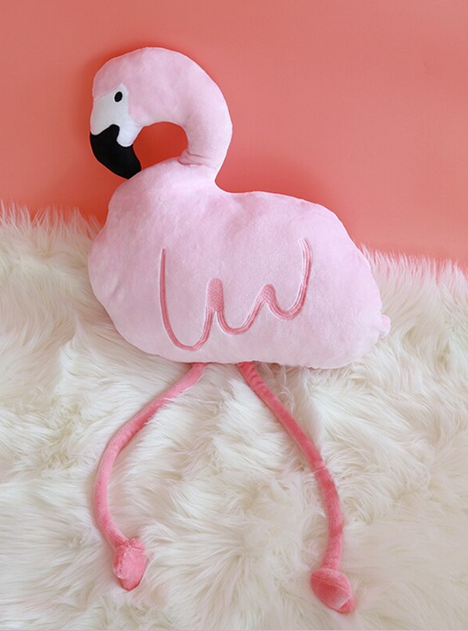 flamant rose peluche