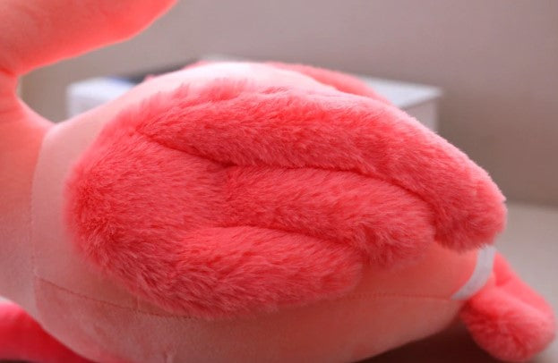 aile de flamant rose peluche