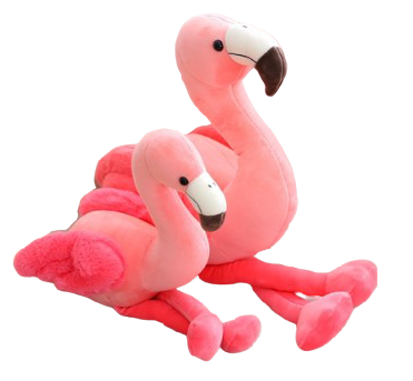 peluche flamant rose doux cadeau