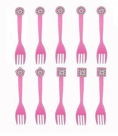 Fourchettes Flamant Rose