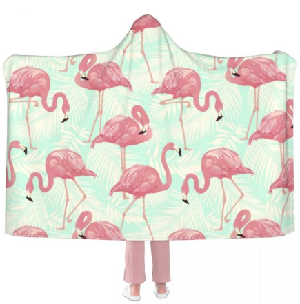 plaid a capuche adulte