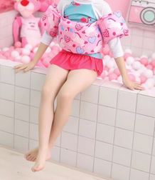 maillot flotteur flamant rose enfant