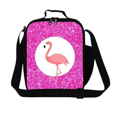 glaciere souple fille paillette flamant rose tendance pas cher