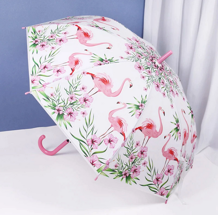beau paraplui flamant rose