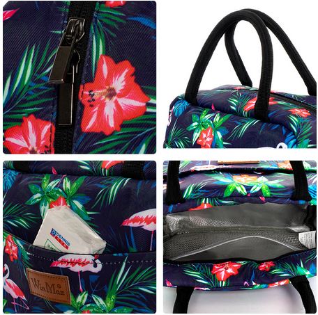 Grand Sac Isotherme Flamant Rose