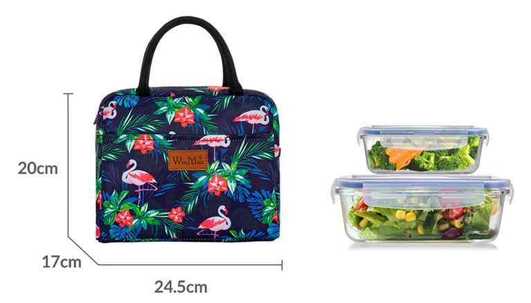 Grand Sac Isotherme Flamant Rose
