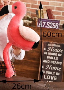 peluche grosse flamant rose