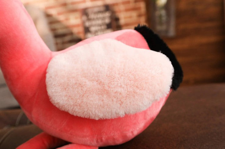 ailes de flamant rose en peluche grosse