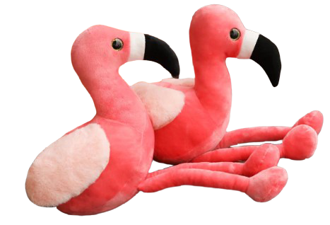grosse peluche flamant rose pas cher