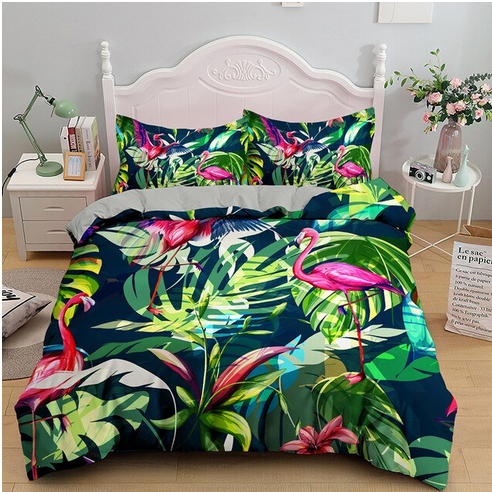 Housse de Couette Flamant Rose Migration