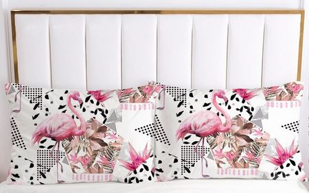 taie d'oreiller flamant rose tendance