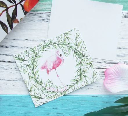Invitation Anniversaire Flamant Rose