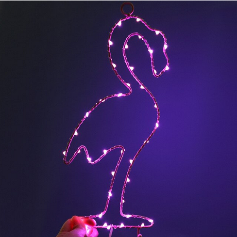 lampe 3d flamant rose