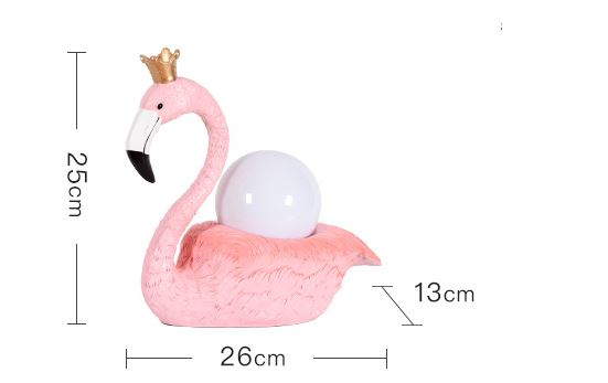 lampe flamant rose led petite