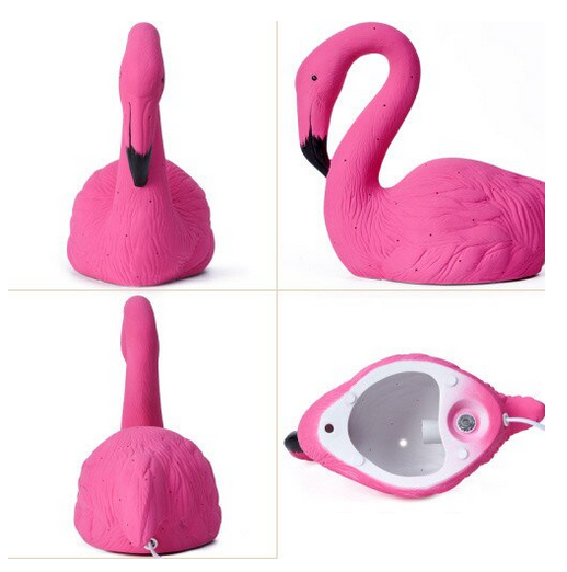 lampe flamant rose romantique