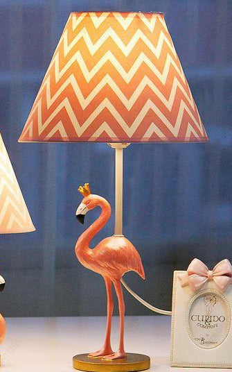 lampe flamant rose deco