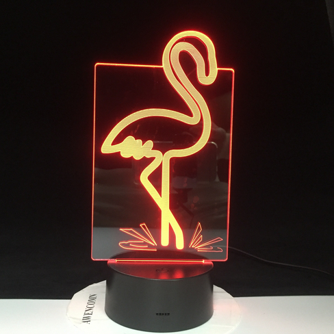 lampe flamant rose yoga
