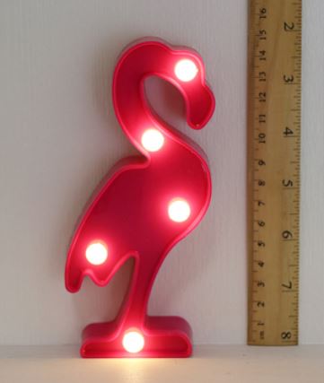 petite lampe led flamant rose