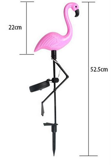 lampe flamant rose solaire lot pas cher