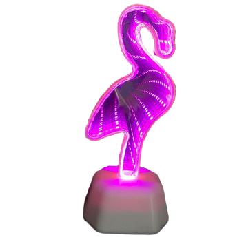 lampe 3d flamant rose